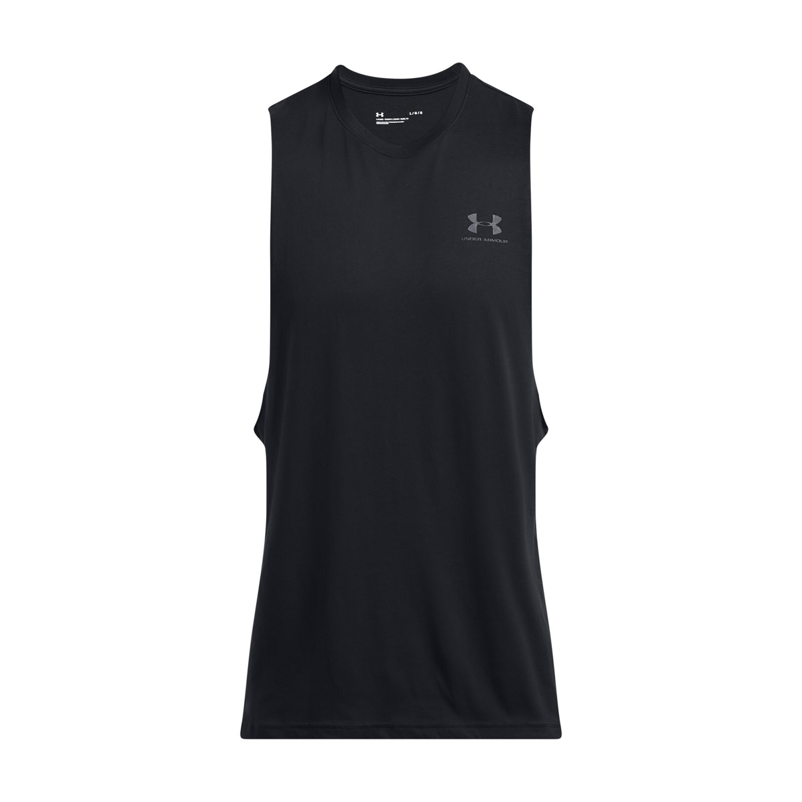 Under Armour Left Chest Cut Off Tank Top S