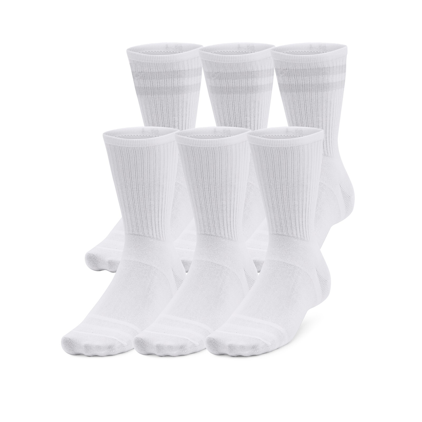 Under Armour Essential 6pk Crew Socks L
