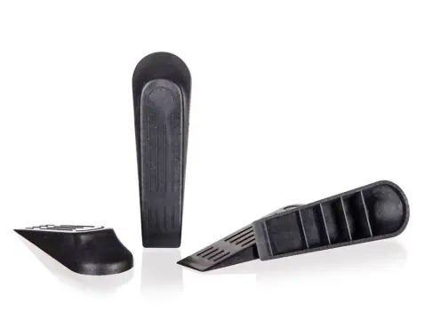 Sada dveřních zarážek 4 ks, černé