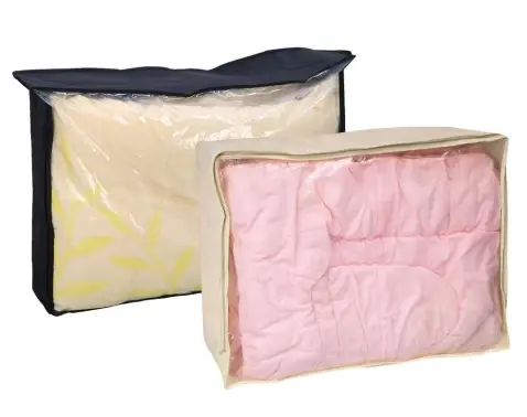 Vak pod postel (1 ks) 80x60x25 cm, béžový/černý