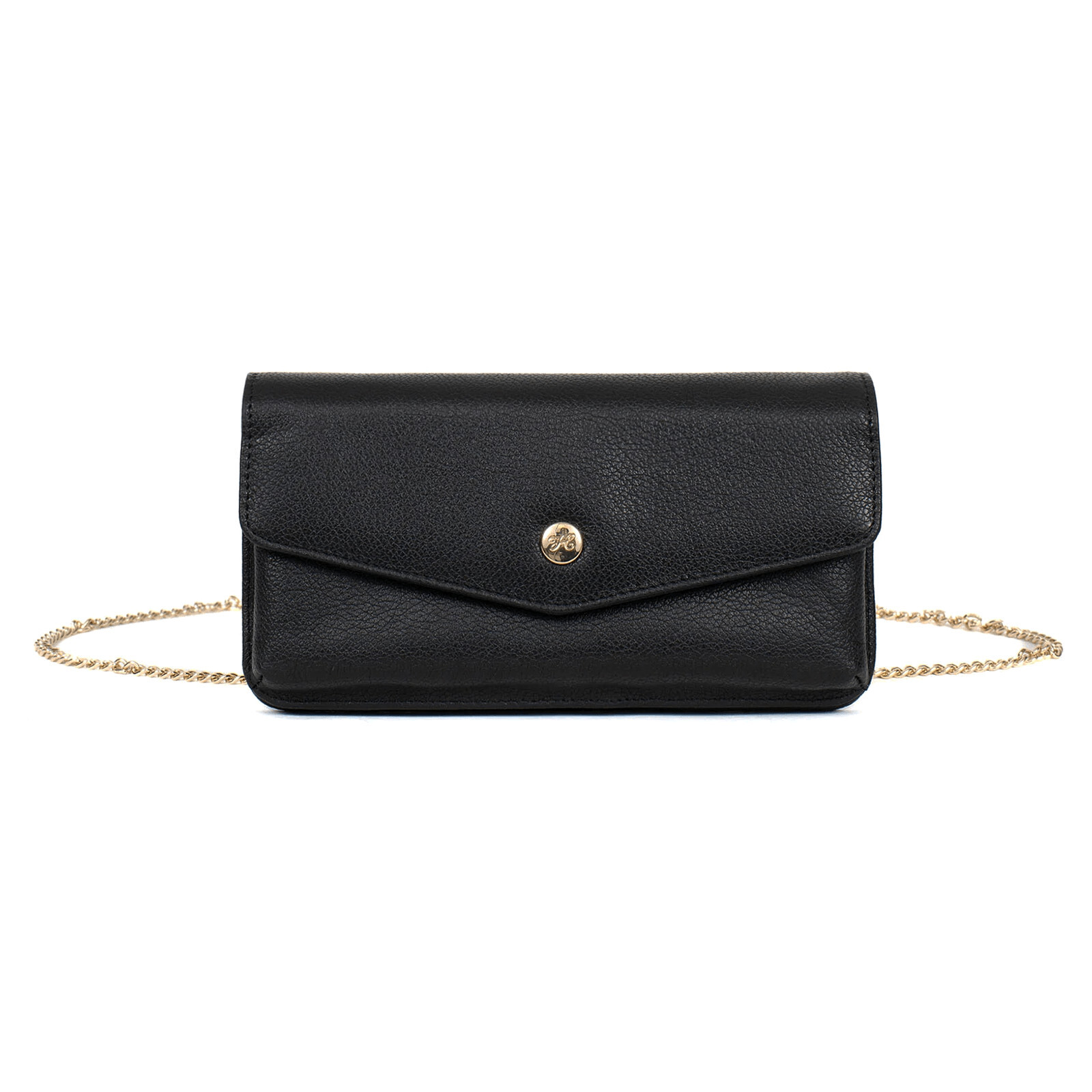 Dámská kožená kabelka na mobil a doklady Hexagona Flér - černá