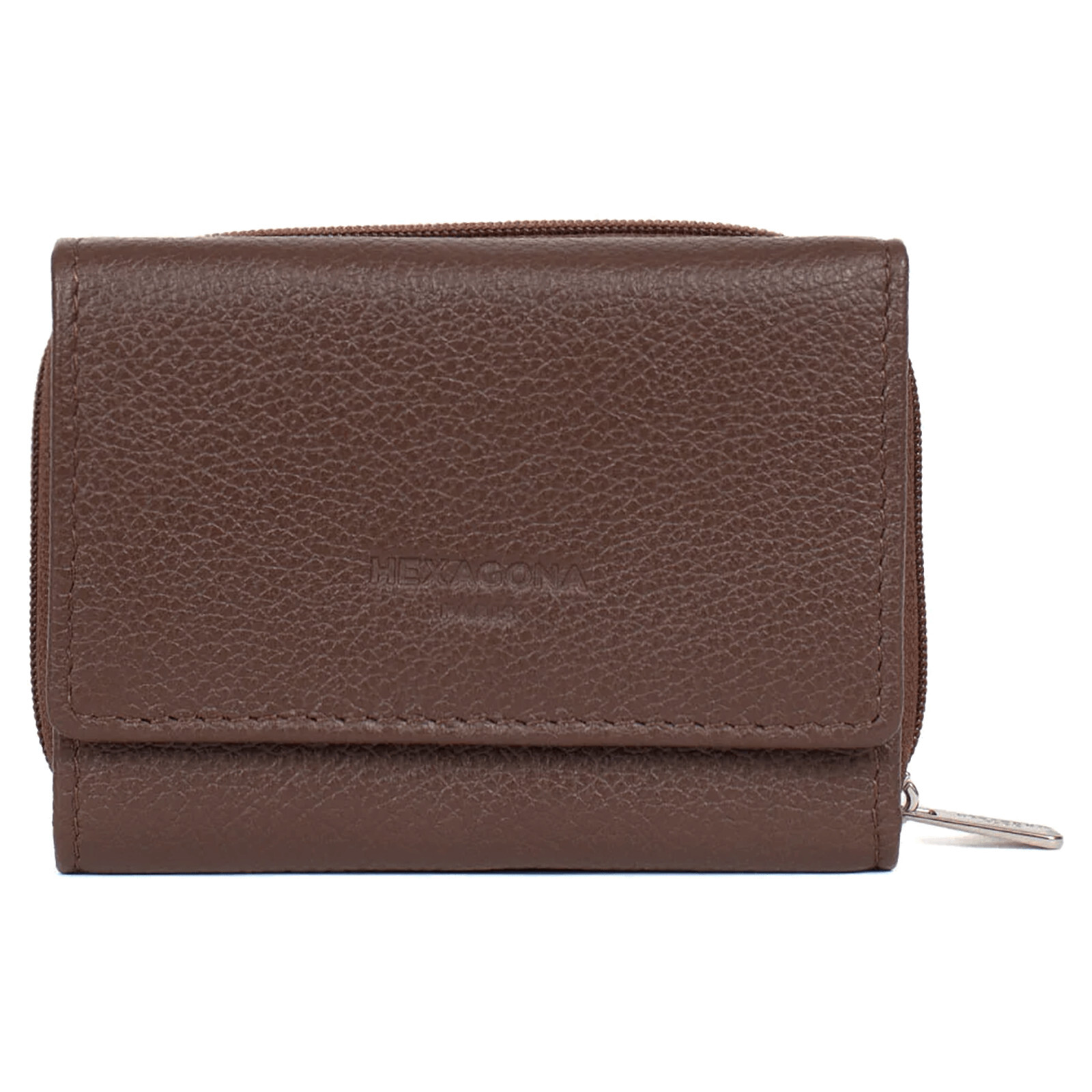 Dámská kožená peněženka Hexagona Enett - hnědá