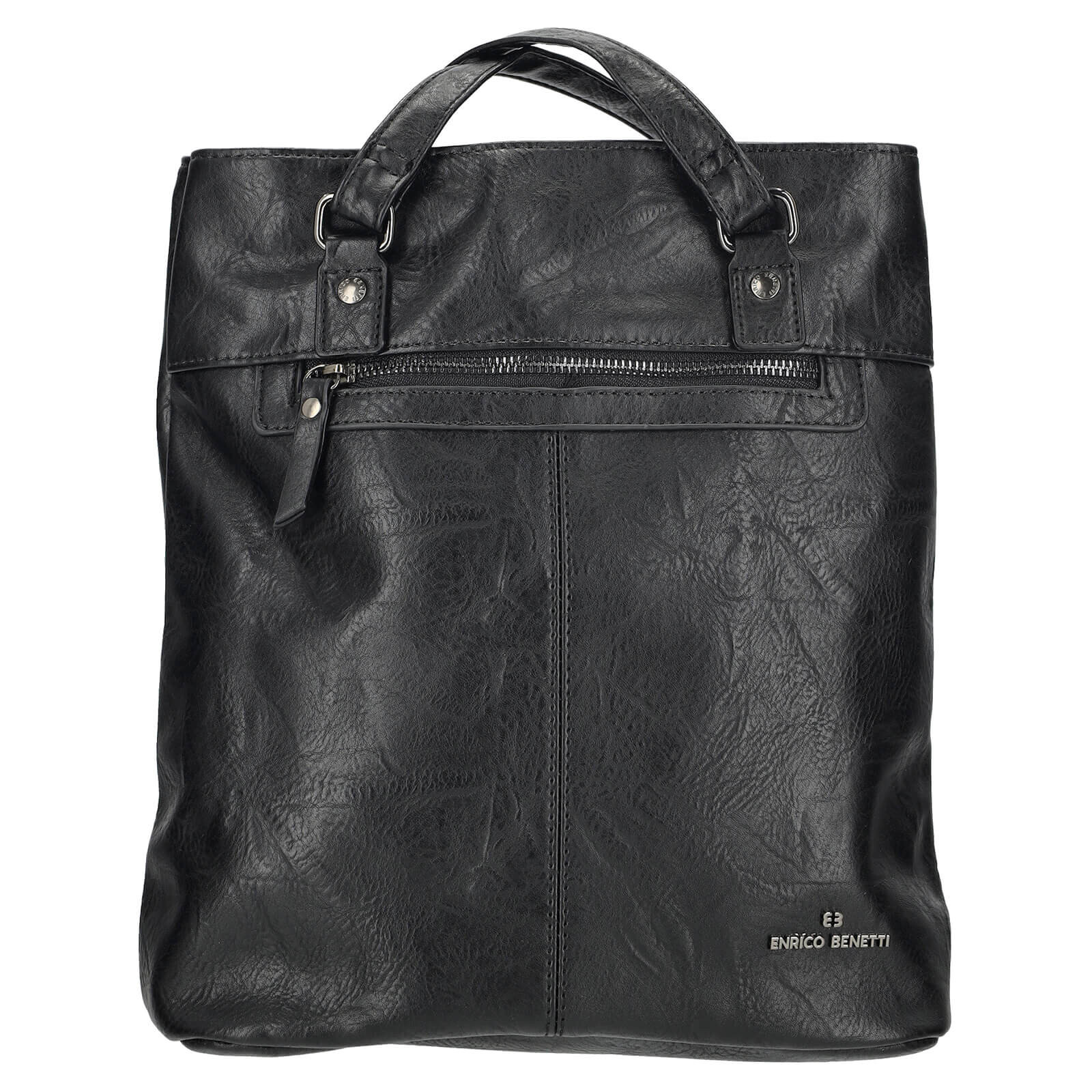 Elegantní dámská batůžko-kabelka Enrico Benetti Julla - černá