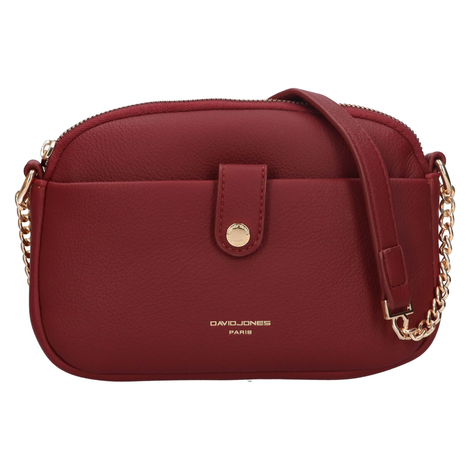 Dámská crossbody kabelka David Jones Diseta - vínová