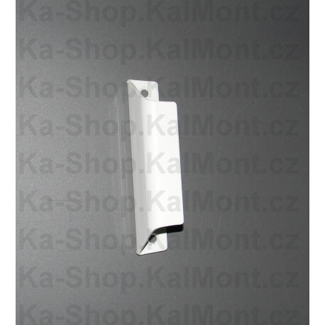 Madlo na balkonové dveře a kyvné okno, 110 mm, rozteč 92 mm, kovové, Barva Bílá