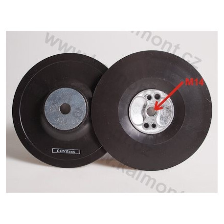 Talíř brusný podložný TPF115 M14, 115mm, standardní tvrdost, NovaTool