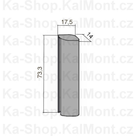 Krytka pantu Siegenia Favorit na plastové okno a balkon, dolní křídlová bílá