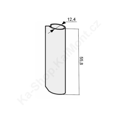 Krytka Winkhaus AP na plastové okno a balkon, horní křídlová