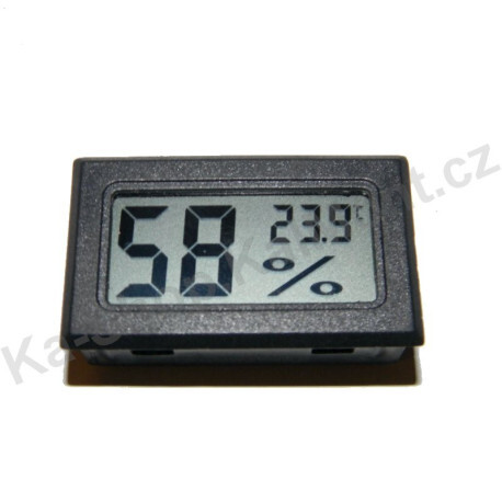 Digitální vlhkoměr a teploměr do interiéru