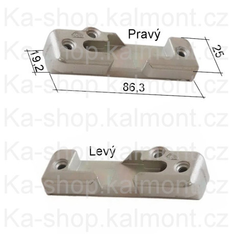 Protiplech OS Roto NT, PVC okno a balkon, profil Inoutic (Thyssen) AD a MD 13, Provedení Levý