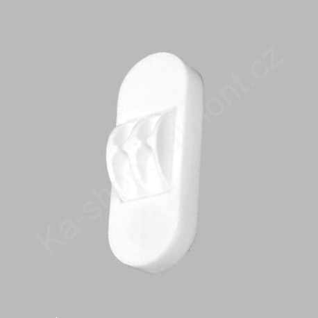 Fixace ovládacího řetízku horizontální žaluzie, bílá, pro průměr 3,2 mm