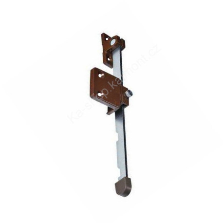Aretace otevření okna se zajišťovacím šroubem, vícepolohová větrací pojistka, Barva Tmavě hnědá