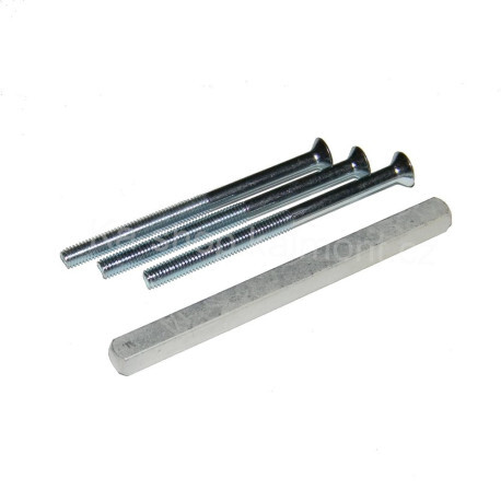 Montážní sada pro dveřní kliku - čtyřhran 8 x 8 x 105 mm, 3ks šroub M6 x 80 mm