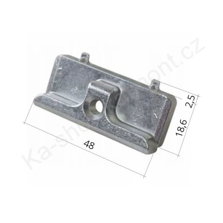 Protiplech Maco 34780 na plastové okno a dveře s PVC profilem Thyssen AD, MD