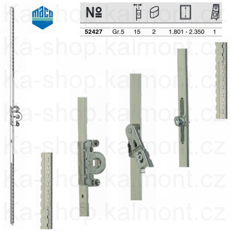 Převod Maco Multi Trend Gr 5, FFH 1801-2350, DM 15, variabilní