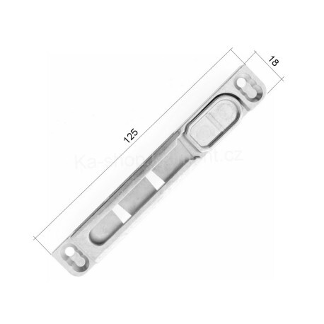 Horní protiplech s pojistkou Maco na okno s polohou vyklopení