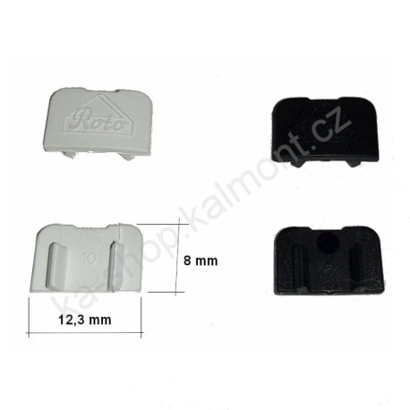 Boční záslepka regulačního šroubu pro pant Roto PS 27 a PS 23, Barva Černá