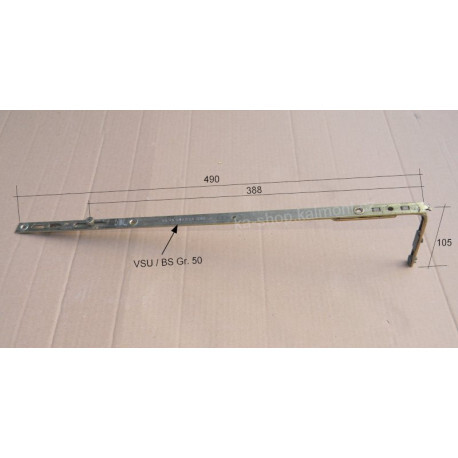 Siegenia Favorit závěrová lišta VSU / BS Gr 50, 1 x čep (bazar)