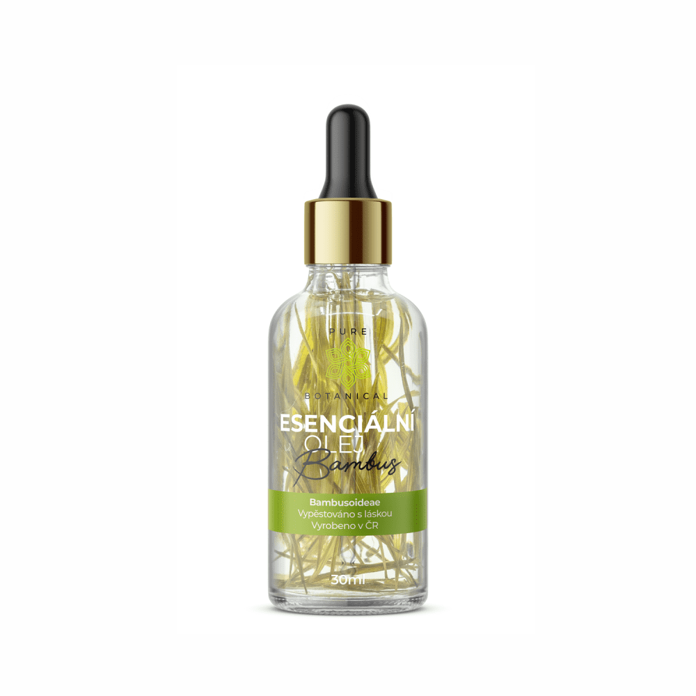 LeFleur 100% přírodní esenciální olej Bambus s výhonky rostliny 30ml