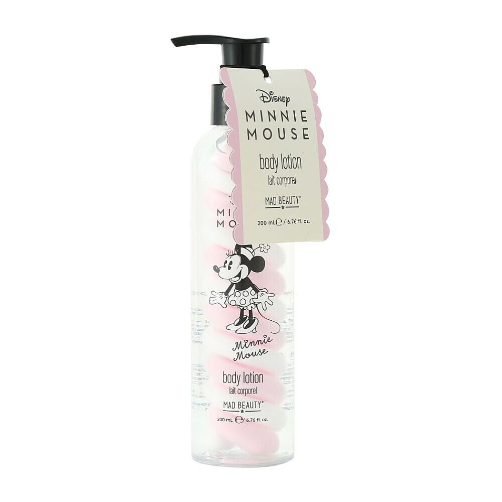 MAD BEAUTY Minnie bow magic tělový krém s pumpičkou 200 ml