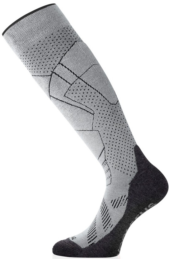 Lasting merino lyžařské podkolenky FWU 898 šedá Velikost: L