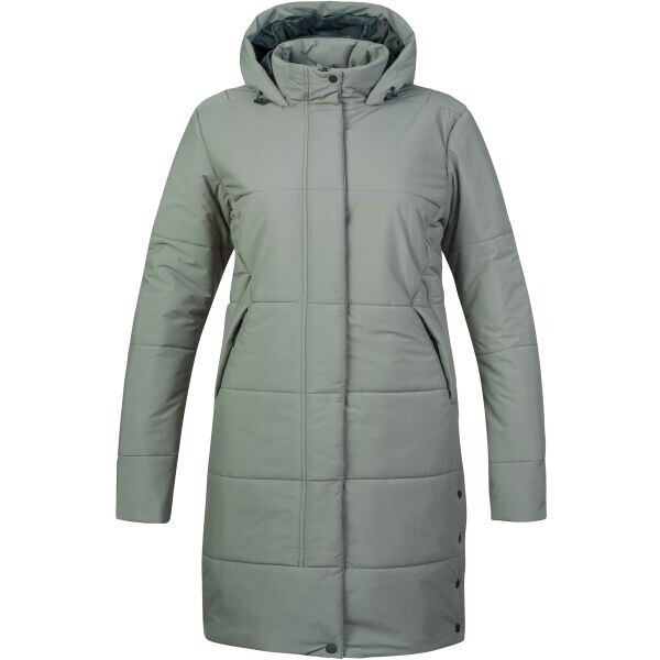 Hannah NONA Dámský zimní kabát, světle zelená, velikost