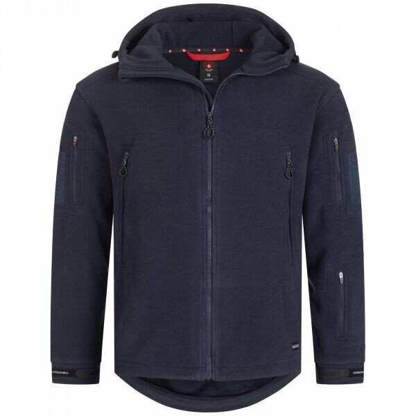 HOHENHORN BIFERTEN Pánská flísová bunda, tmavě modrá, velikost