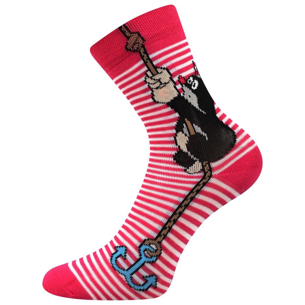 Fuski BOMA s. r. o. Dětské ponožky s Krtečkem Kotva - Růžová | 20-24