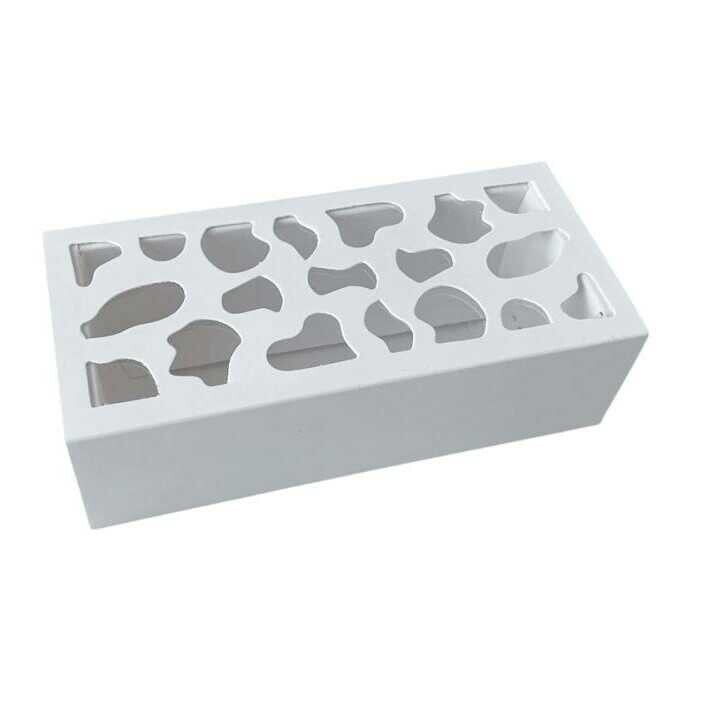 Krabička na makronky bílá (na 4ks)