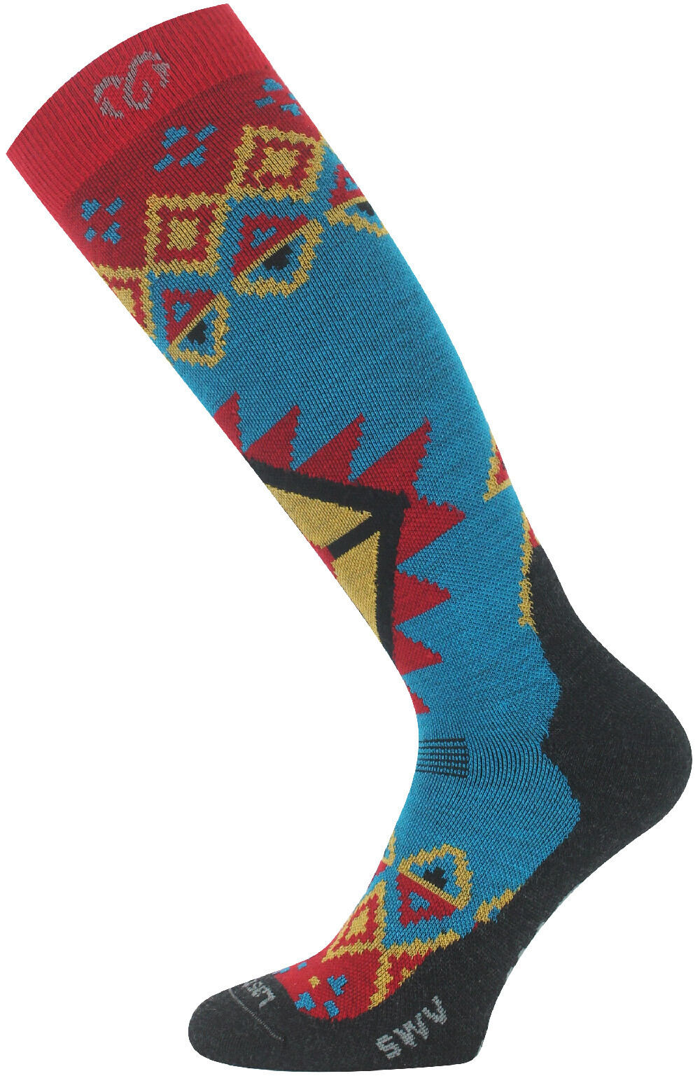 Lasting merino lyžařské podkolenky SWV 306 modré Velikost: L