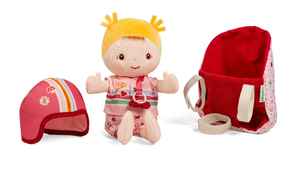 Lilliputiens - látková hračka na kolo - panenka Lena