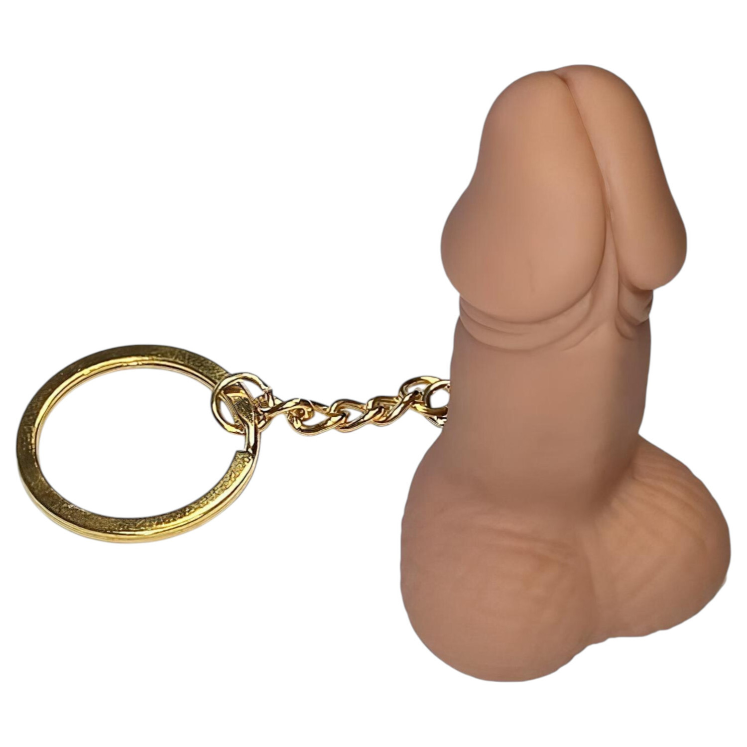 Diverty - přívěsek na klíče s penisem (přírodní)