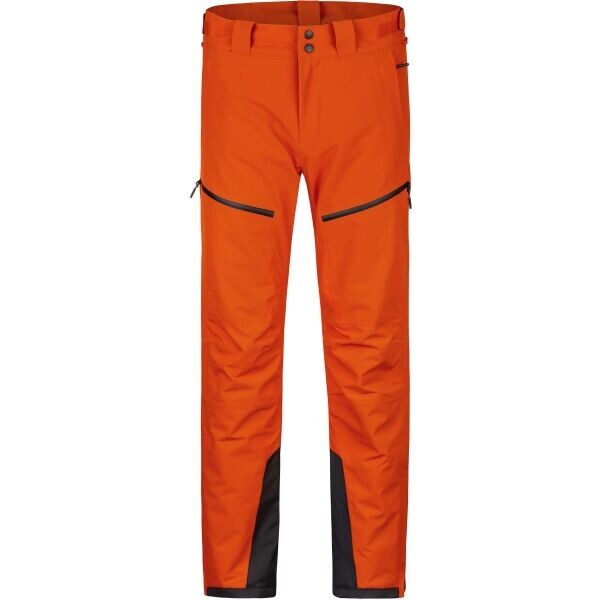 Hannah WIEL Pánské lyžařské kalhoty, oranžová, velikost