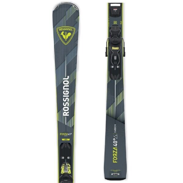 Rossignol FORZA 40' CA XPRESS + XPRESS 11 GW Unisex sjezdové lyže, tmavě šedá, velikost