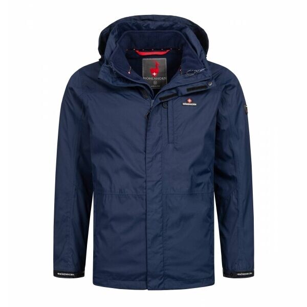 HOHENHORN ARCALOD 3v1 Pánská zimní bunda, tmavě modrá, velikost
