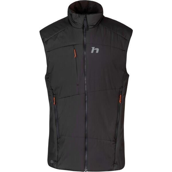 Hannah DEYN VEST Pánská zateplená vesta, tmavě šedá, velikost