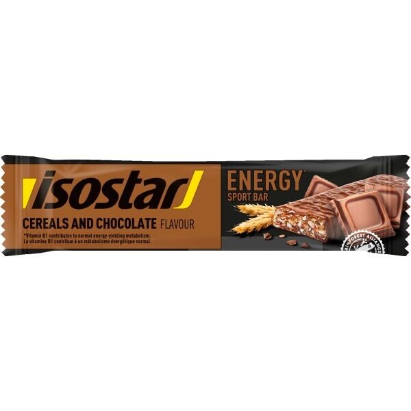 Isostar HIGH ENERGY ČOKOLÁDA A CEREÁLIE 35 G Energetická tyčinka, , velikost