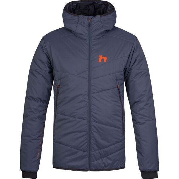 Hannah GABBER HOODY Pánská zateplená bunda, tmavě modrá, velikost