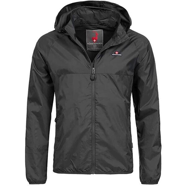 HOHENHORN RIGI Pánská větrovka, černá, velikost 5XL