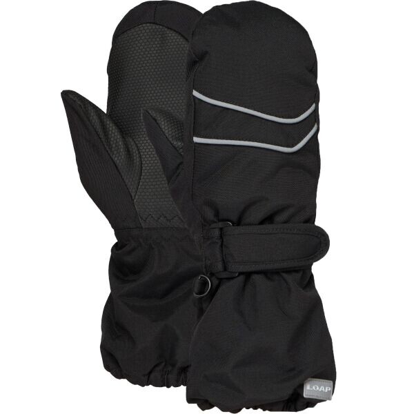 LOAP RIHAN Dětské palčáky, černá, velikost 1-2Y