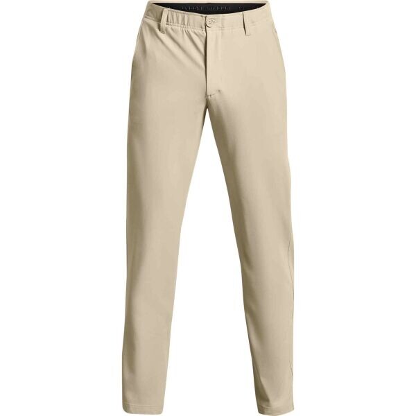 Under Armour DRIVE TAPERED PANT Pánské golfové kalhoty, béžová, velikost