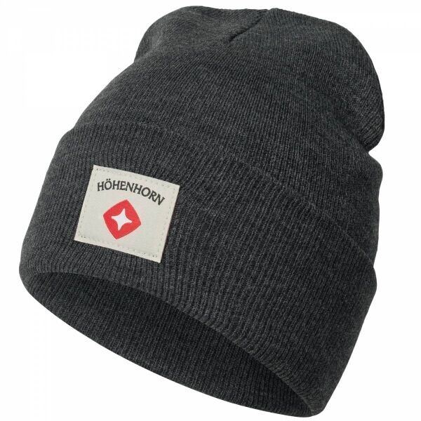 HOHENHORN HEELFLIP Zimní beanie čepice, tmavě šedá, velikost