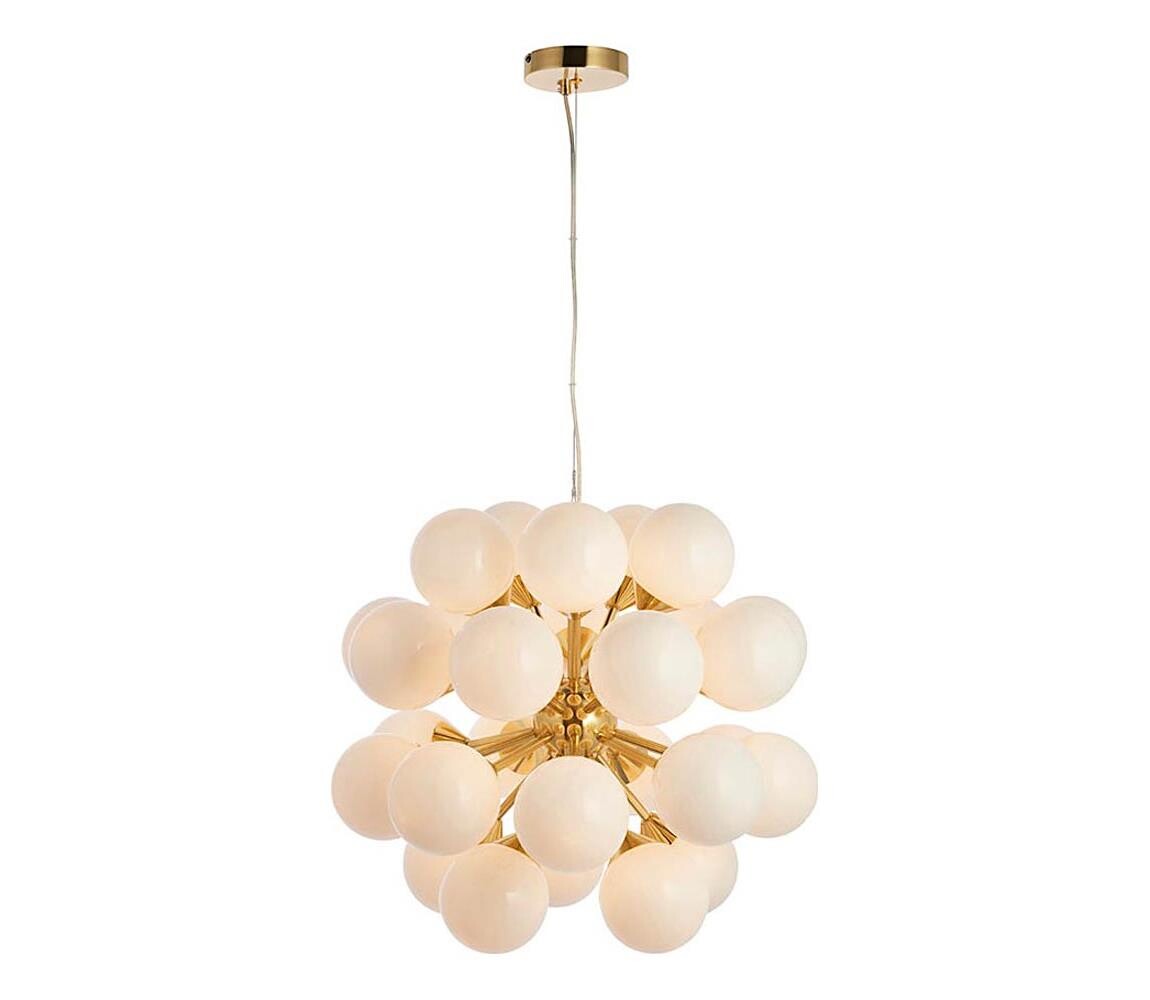 Endon 76499 - Lustr na lanku OSCAR 28xG9/18W/230V zlatá 76499