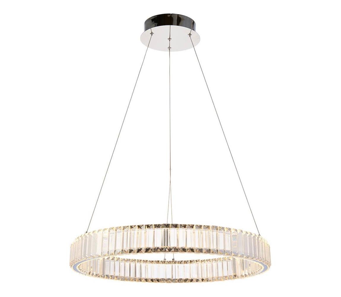 Endon 102255 - LED Stmívatelný lustr na lanku LAGUNA LED/36W/230V lesklý chrom 102255