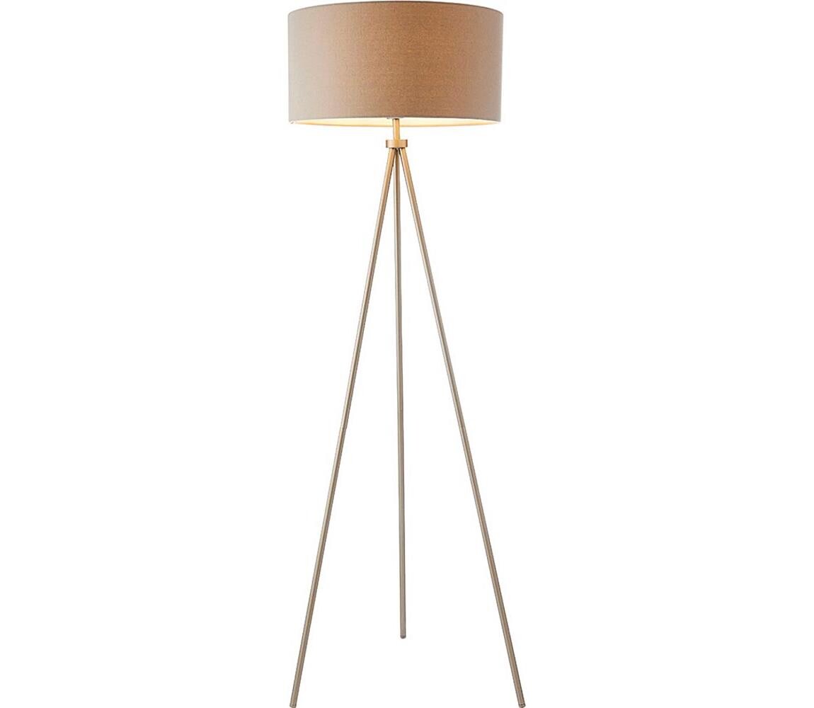 Endon 66987 - Stojací lampa TRI 1xE27/60W/230V béžová 66987