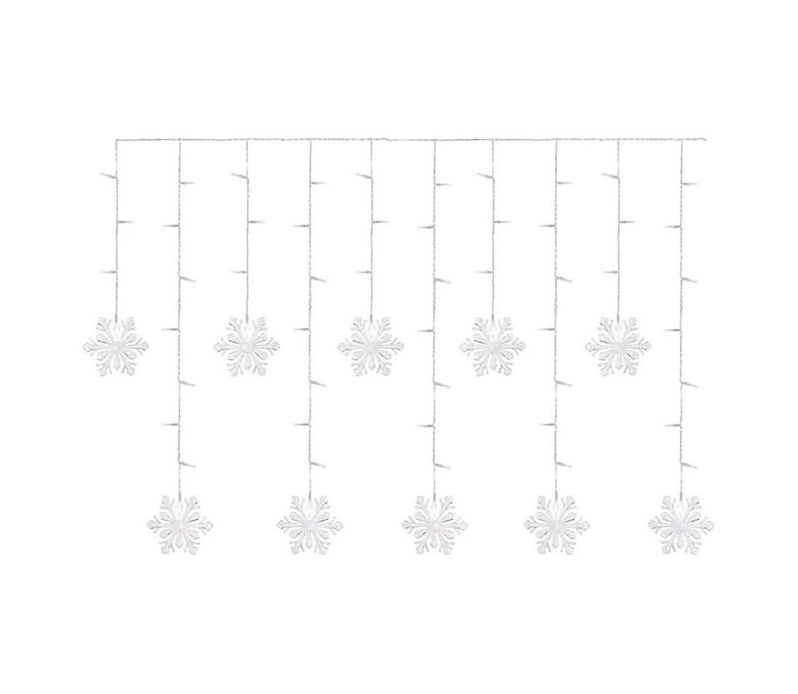 LED Vánoční závěs 60xLED/1,35W 635x50 cm studená bílá DCGW13