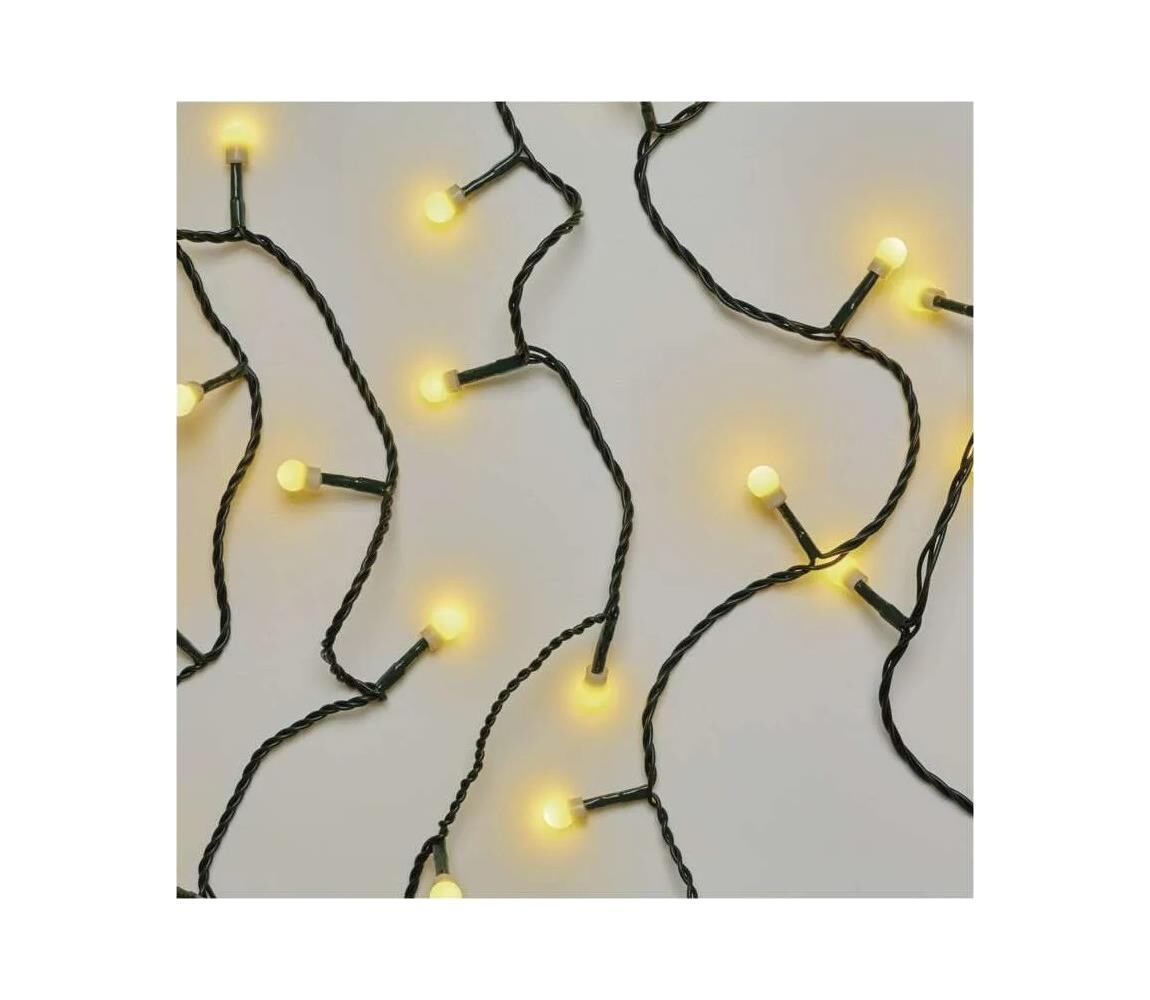 LED Vánoční řetěz 200xLED/8 funkcí 20m IP44 teplá bílá D5AW23