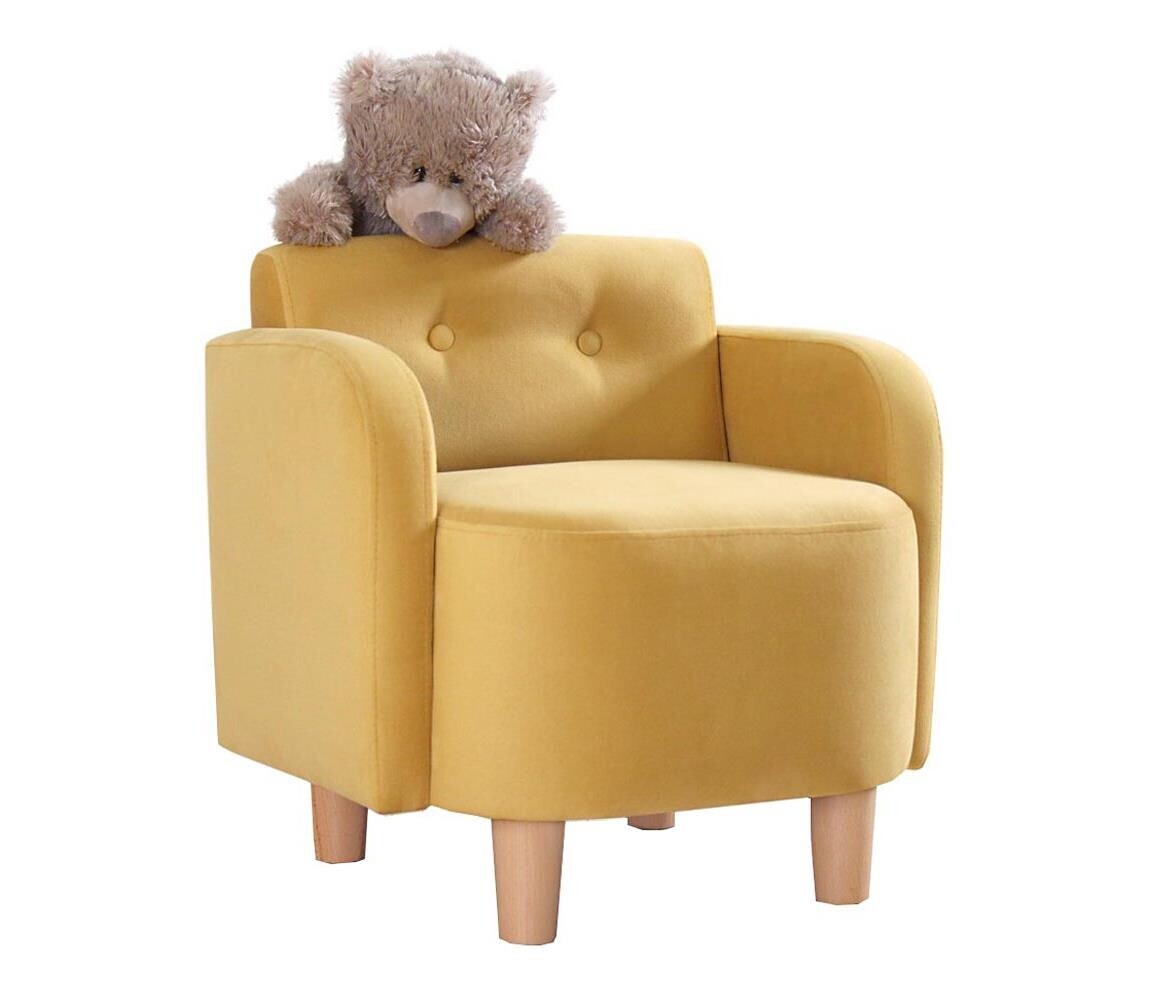 Dětské křeslo DORY žlutá 209FLF1112