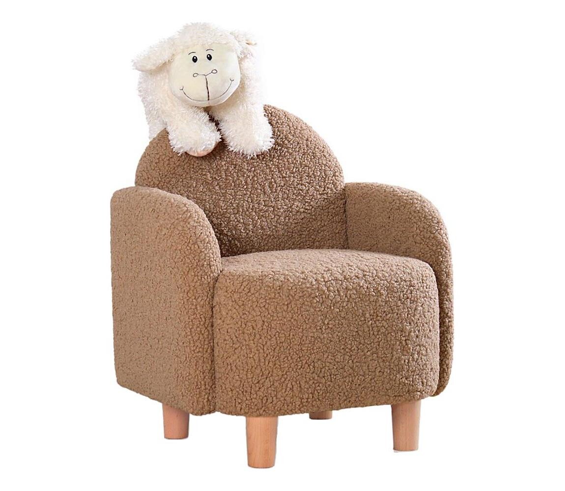 Dětské křeslo DORY hnědá 209FLF1117