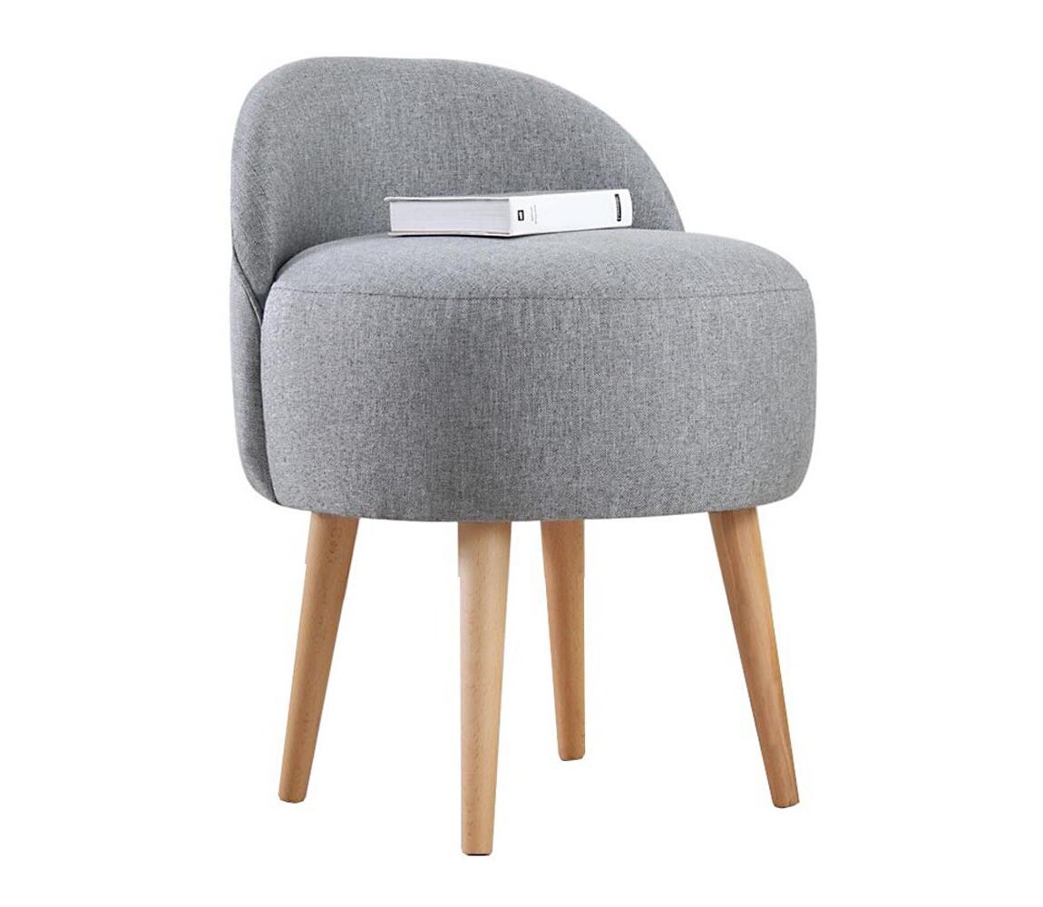 Taburet NIKI pr. 46 cm šedá 209FLF1150